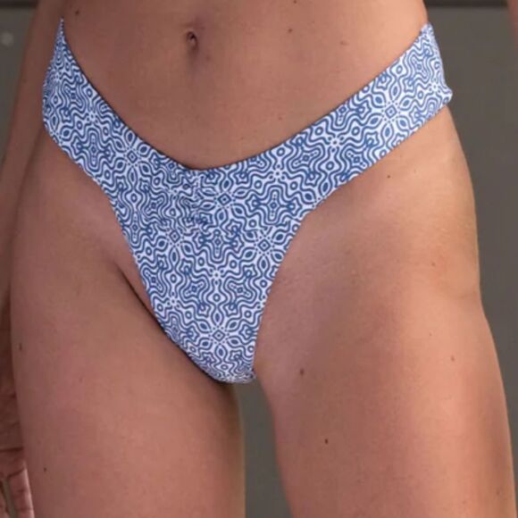 Her.Own Quin Bottom M Tile Blue/White NWT - Picture 1 of 2